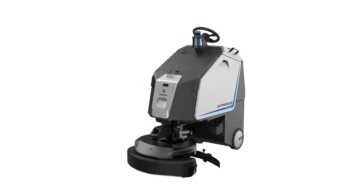grande spazio robot pavimento scrubber - gausium scrubber 75