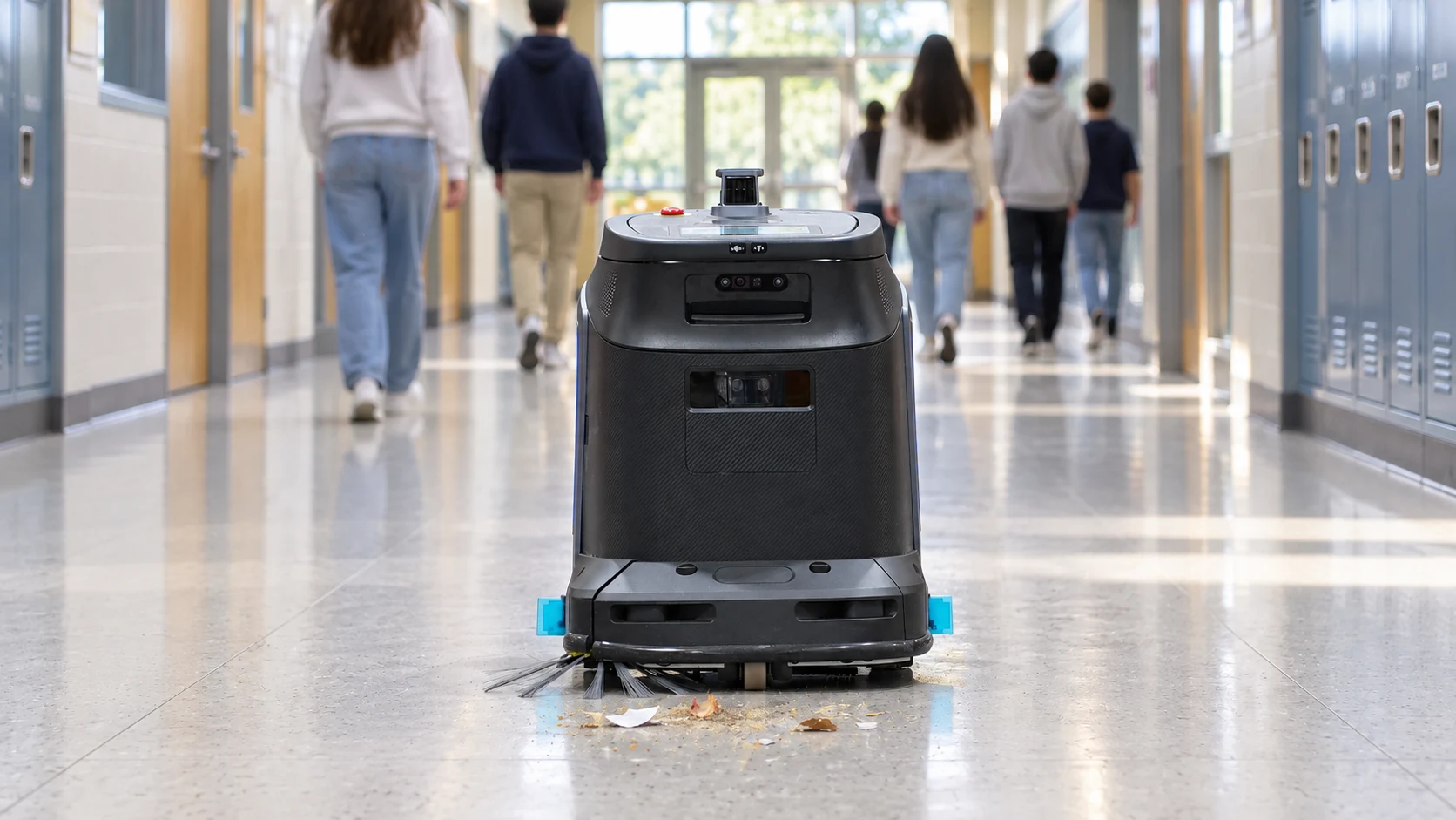 Sicurezza dei robot di pulizia nelle scuole: i quattro controlli prima di farne funzionare uno durante il giorno