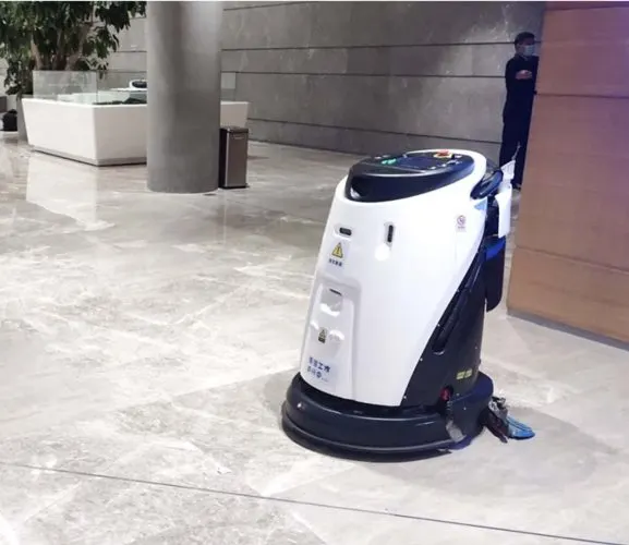 Tencent Pechino HQ imposta nuovo standard con Gausium Scrubber 50 Pro