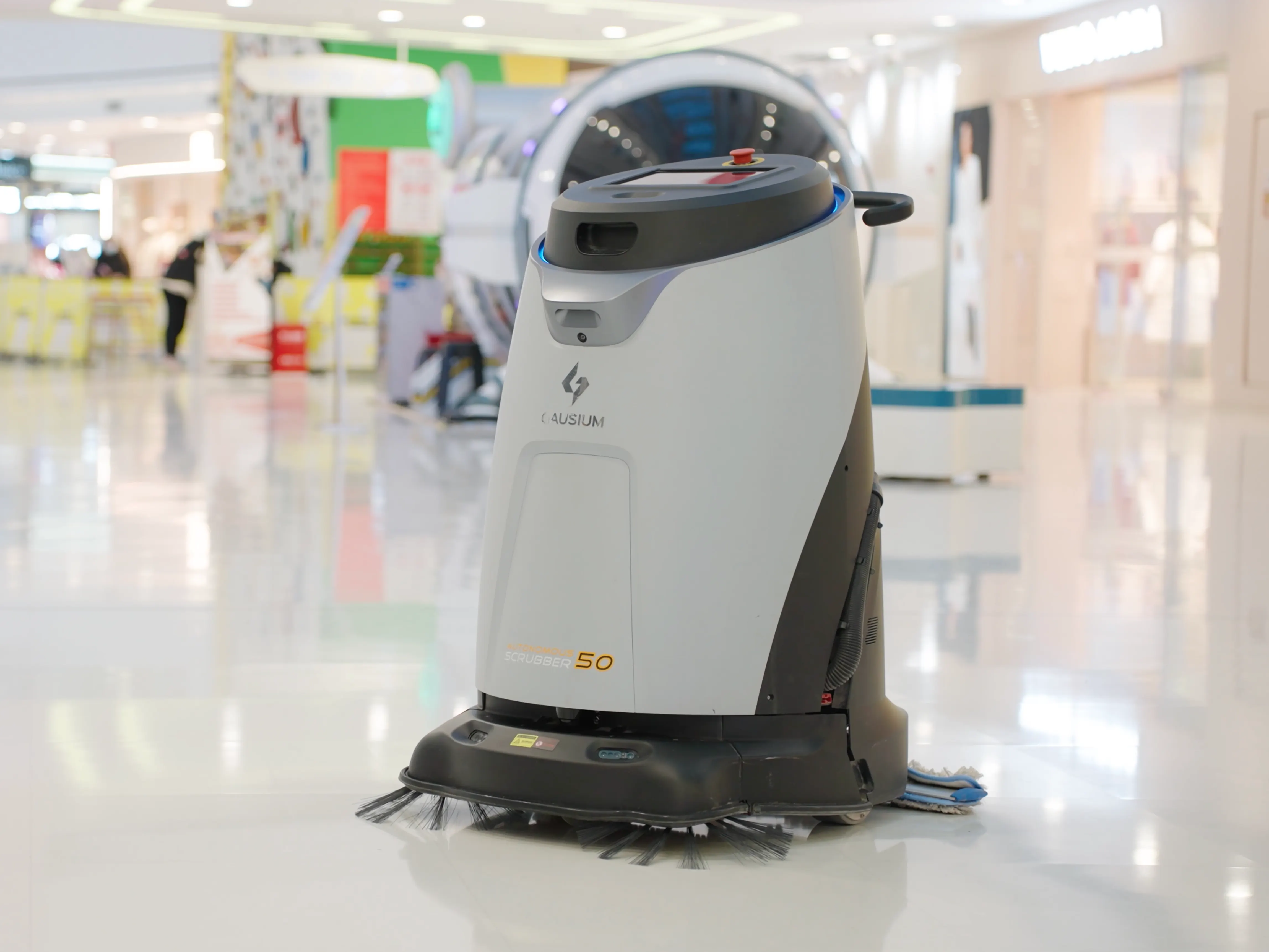 Gestione delle strutture, Soluzioni di pulizia automatica del pavimento, Gausium Scrubber 50