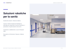 Copertina Soluzioni robotiche per la sanità